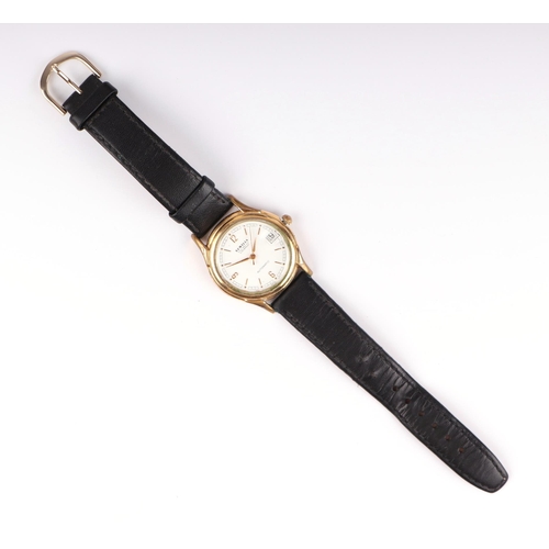 1702 - A vintage gentleman's gold capped  Sewills automatic wrist watch,