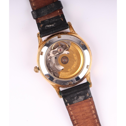 1702 - A vintage gentleman's gold capped  Sewills automatic wrist watch,