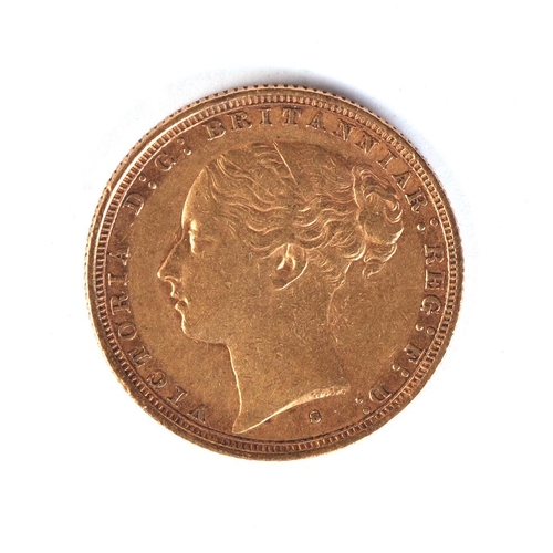 1713 - A Victorian full gold sovereign, 1886.