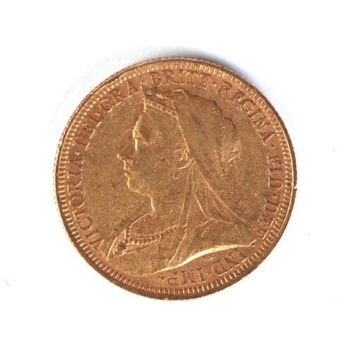 1714 - A Victorian full gold sovereign, 1894.