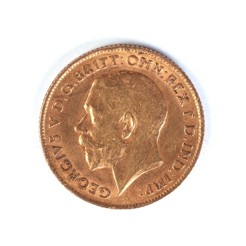 1717 - A George V, half gold sovereign, 1911.