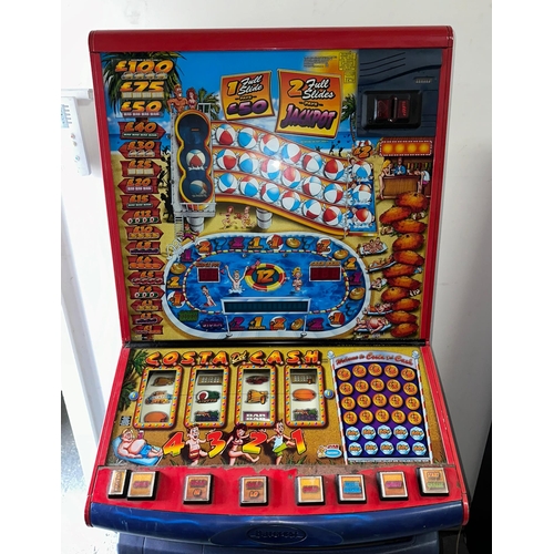 2012 - A Barcrest coin operated fruit machine, Costa Del Cash