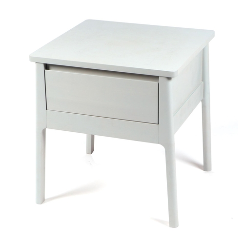 2052 - A Habitat Lora bedside table with single frieze drawer, 45 by 46 by 50cm high.