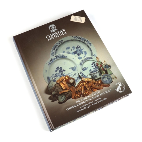 634 - Christie's Amsterdam Nanking Cargo Chinese Export Porcelain and Gold catalogue, April 1986.