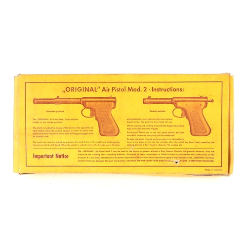 848 - The Original Mod II Air Pistol, in original box.