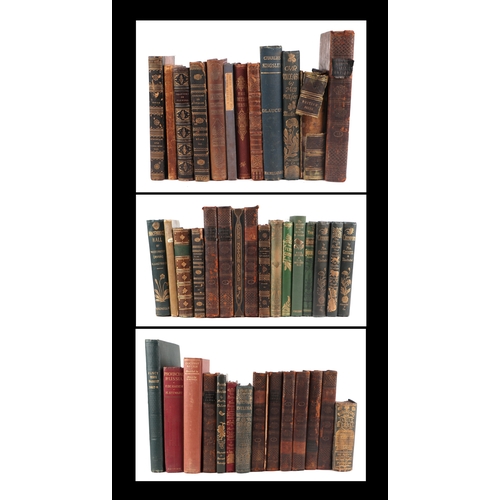 15 - A quantity of antique books to include 'The History of the Decline and Fall of the Roman Empire' by ... 