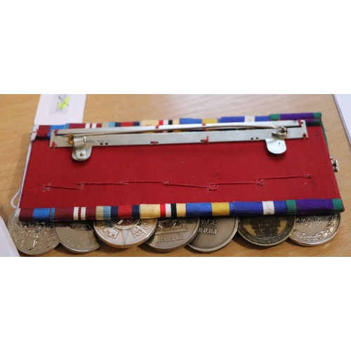 856 - A group of court medals awarded to LCPL Richards, Grenadier Guards, comprising Northern Ireland Gene... 