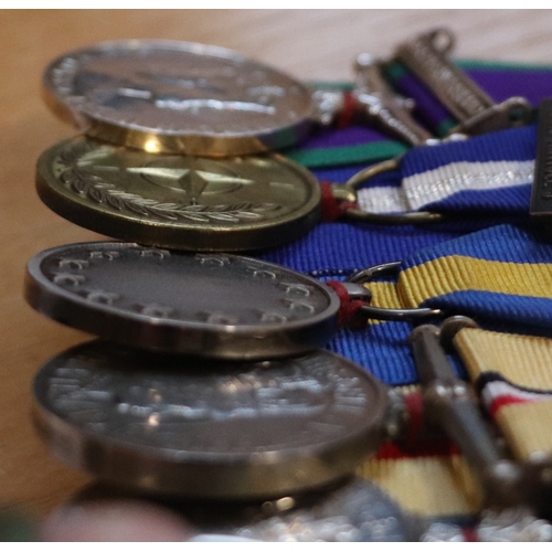 856 - A group of court medals awarded to LCPL Richards, Grenadier Guards, comprising Northern Ireland Gene... 