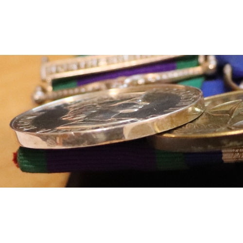 856 - A group of court medals awarded to LCPL Richards, Grenadier Guards, comprising Northern Ireland Gene... 