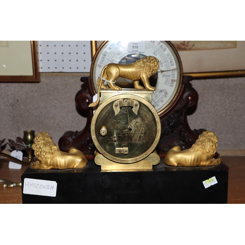 1694 - An early 19th century English drum clock in the style of Vullimay by GP Tode of 248 Regent Street, L... 