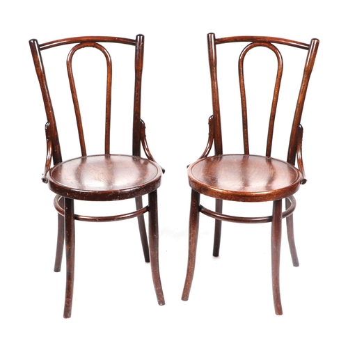 1078 - A pair of bentwood chairs (2).