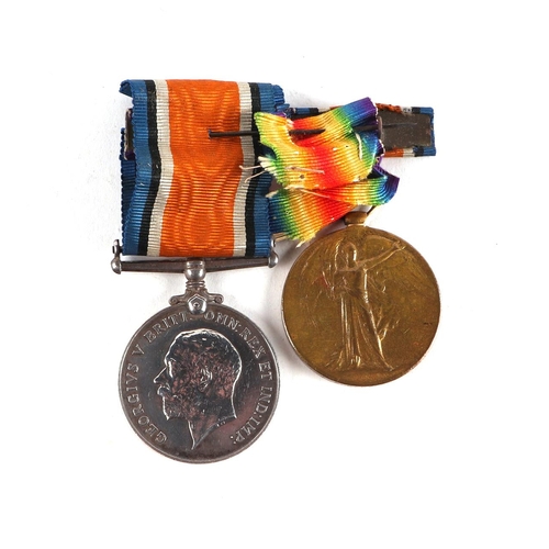 149 - A WWI War & Victory pair of medals awarded to '36269. PTE. P. C. HILLIER. R. WAR. R.'; together with... 