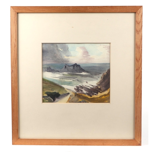 180 - John Marshall (modern British) - a quantity of watercolour sketches, mainly depicting landscapes, va... 