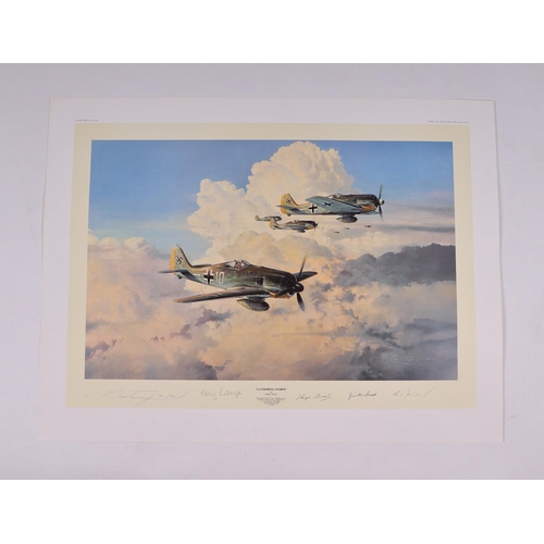 192 - After Robert Taylor - Gathering Storm - limited edition print numbered 521/1250, signed by the artis... 