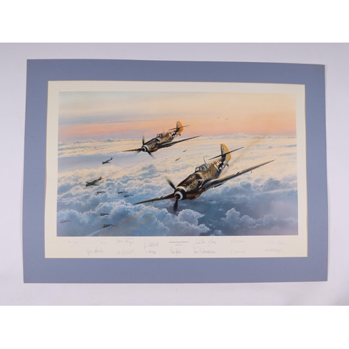 196 - After Robert Taylor - Eagles Out Of The Sun - limited edition print numbered 86/1250, signed by the ... 