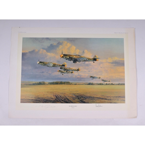 207 - After Robert Taylor - Valor In The Pacific - limited edition print numbered 87/1250, signed by the a... 