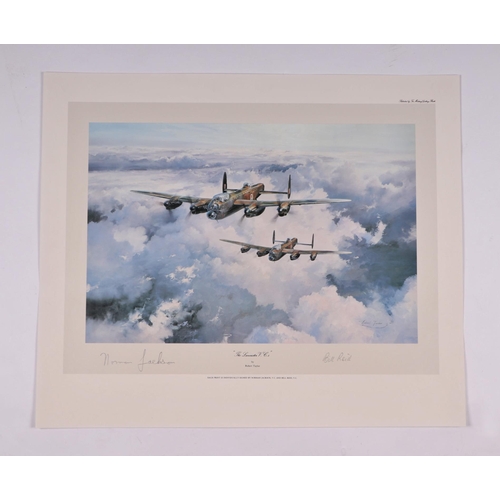 209 - After Robert Taylor - The Lancaster VC - limited edition print signed in pencil to the margin by Nor... 