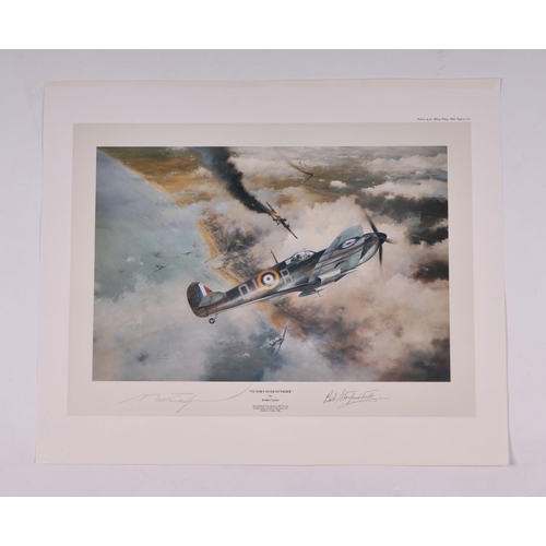 209 - After Robert Taylor - The Lancaster VC - limited edition print signed in pencil to the margin by Nor... 