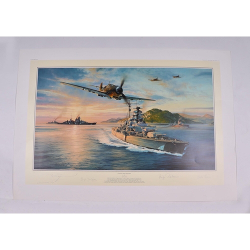 214 - After Robert Taylor - The Battle For Britain - limited edition print numbered 2/200, signed by the a... 