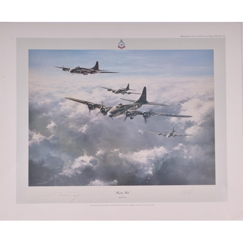 216 - After Robert Taylor - Memphis Belle - limited edition print, signed by the artist and Memphis Belles... 