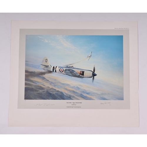 216 - After Robert Taylor - Memphis Belle - limited edition print, signed by the artist and Memphis Belles... 