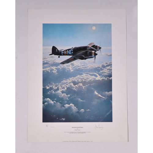 217 - After Robert Taylor - Spitfire Sortie - limited edition print numbered 2/56; together with four othe... 