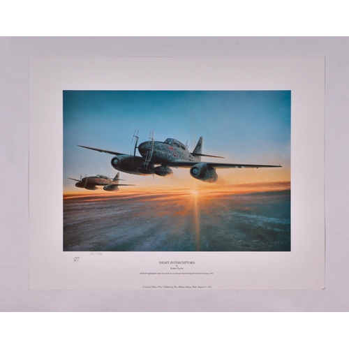 217 - After Robert Taylor - Spitfire Sortie - limited edition print numbered 2/56; together with four othe... 