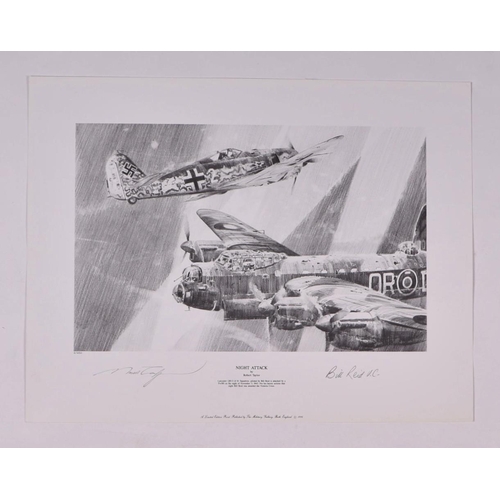 224 - After Robert Taylor, five limited edition prints -  Dauntless Over The Yorktown, numbered 2/75; and ... 