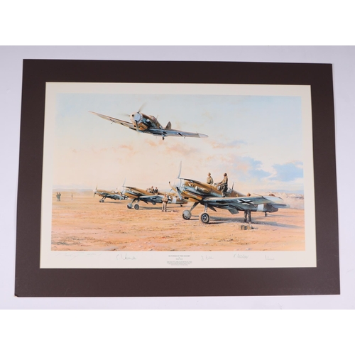 227 - After Robert Taylor - Hunters In The Desert - limited edition print numbered 635/1250 signed by the ... 