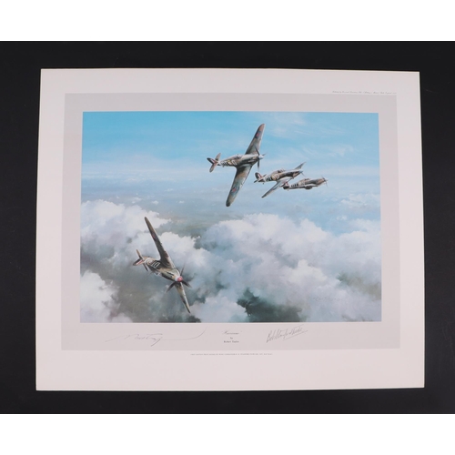 228 - After Robert Taylor - Hurricane - limited edition print signed by the artist and Commander R R Stanf... 