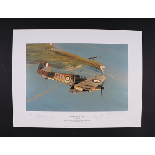 228 - After Robert Taylor - Hurricane - limited edition print signed by the artist and Commander R R Stanf... 