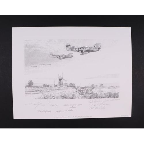 228 - After Robert Taylor - Hurricane - limited edition print signed by the artist and Commander R R Stanf... 