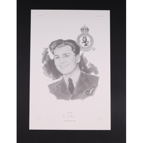 234 - After J G Keek -  five limited edition prints of VC Recipients including Flying Officer John Cruicks... 