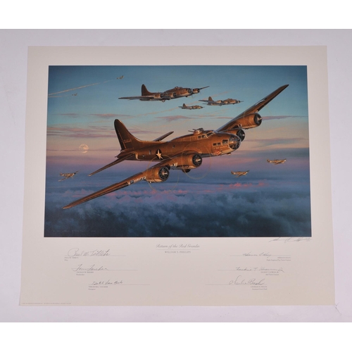 240 - After Frank Wootton - The Battle Of Britain - coloured print; together with another - Return of The ... 