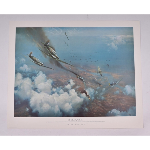 240 - After Frank Wootton - The Battle Of Britain - coloured print; together with another - Return of The ... 