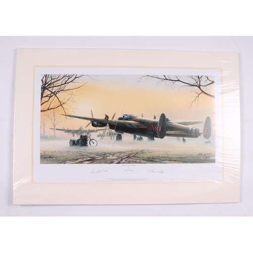 249 - After Philip E West, two limited edition prints - Lancasters at the Ready - numbered 10/100 and sign... 