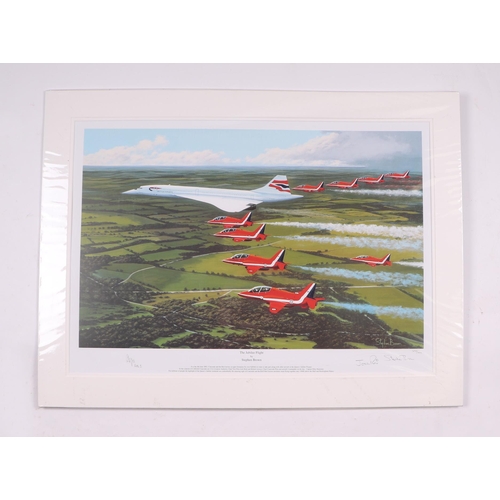 256 - Concord interest:  Stephen Brown, two limited edition prints - Concorde The Supersonic Thoroughbred ... 