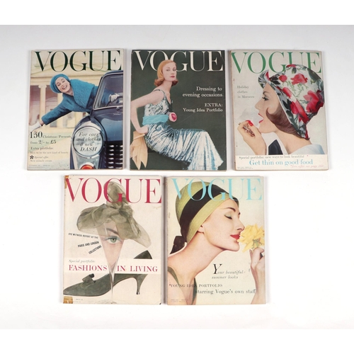 29 - Original Vogue magazines 1957 - three issues, 9, 11 and 12; 1958 issues 3, 4, 5, 11, 12 and 13 (9).