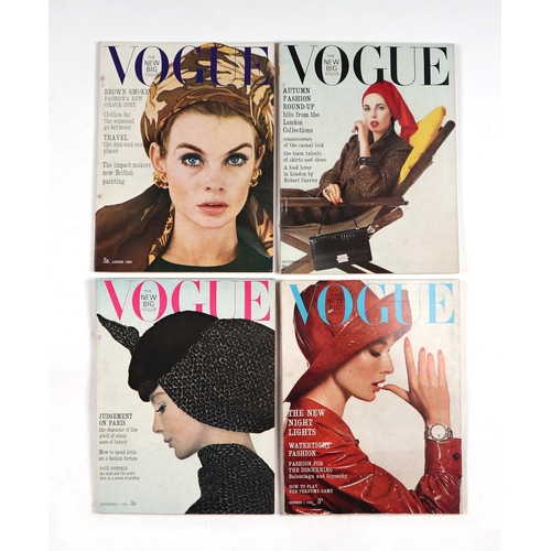 34 - Original Vogue magazines 1963 - issues 1, 3, 4, 5, 6, 7, 8, 9, 10, 11, 12, 13, 14, 15, 16 (15).Condi... 