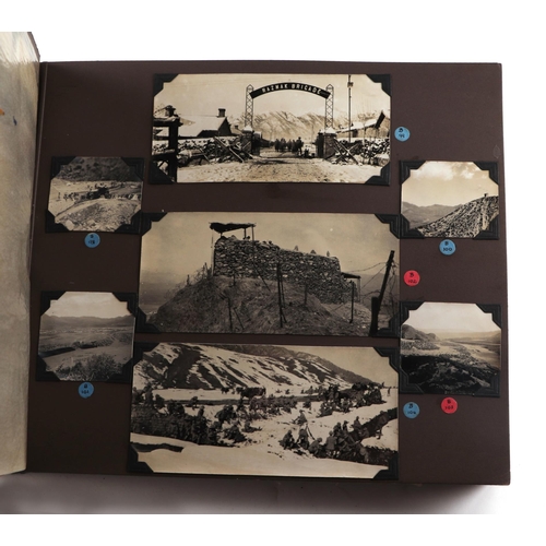 38 - An early 20th century photograph album covering various countries including Ceylon, Tibet, Afghanist... 