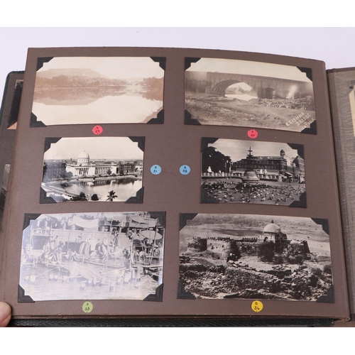 38 - An early 20th century photograph album covering various countries including Ceylon, Tibet, Afghanist... 