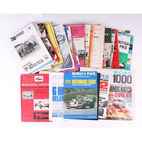 41 - A quantity of assorted Motorsport Race programmes from the 1950's, 1960's and 1970's to include Alto... 