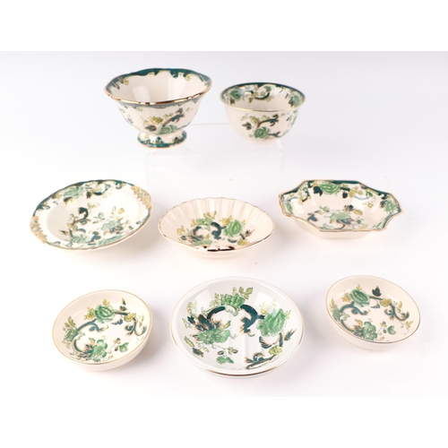 A quantity of assorted Masons Ironstone Chartreuse pattern dinner and ...