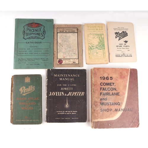 42 - A quantity of assorted Motoring ephemera and items to include a VSCC Diamond Jubilee Rally Plate (19... 