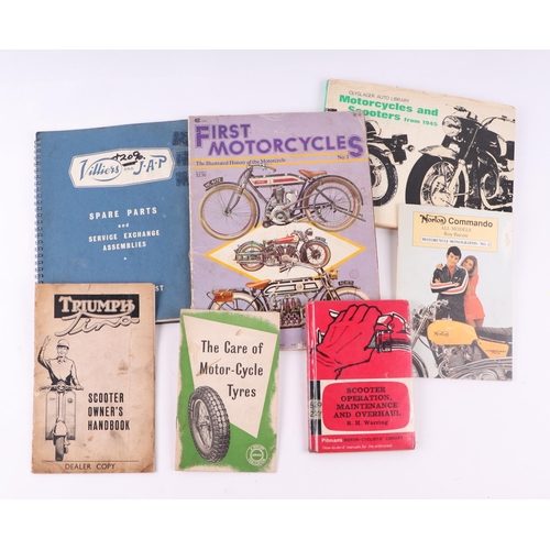 45 - A quantity of assorted motorcycling related ephemera and items to include Vanderveen (Bart H) Motorc... 