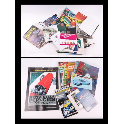 46 - A quantity of assorted motorsport related calendars, race programmes and other ephemera to include L... 