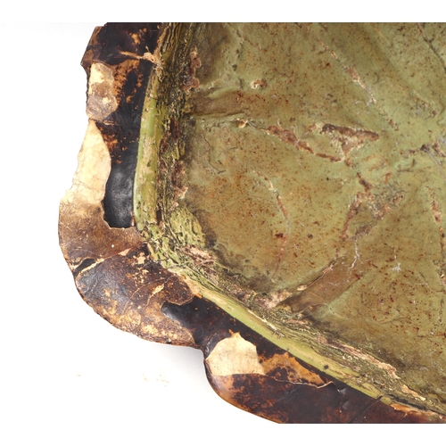 468 - A late 19th / early 20th century large turtle carapace, approx 100cms long.