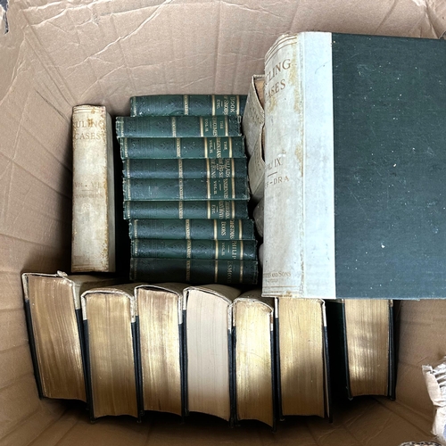 56 - A large quantity of books to include leather bound and modern hard backs