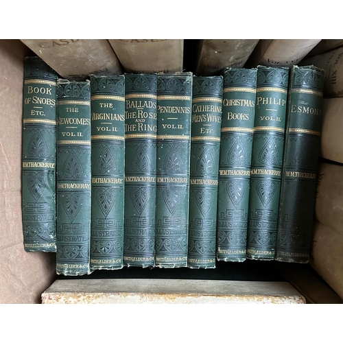 56 - A large quantity of books to include leather bound and modern hard backs