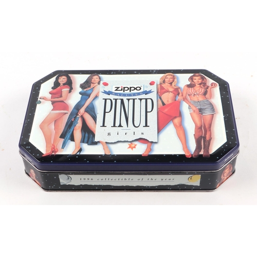 560 - A Zippo Pin-Up Girls, the Four Seasons limited edition set, cased and unused.